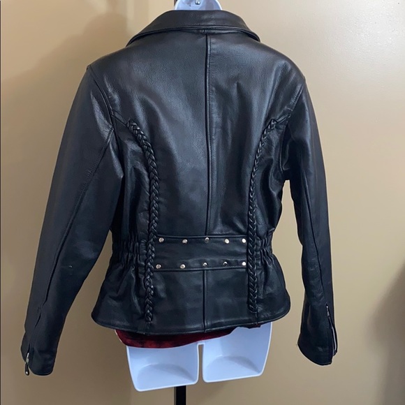 Hot Leathers Jackets & Coats Heavy Duty Super Warm Black Leather